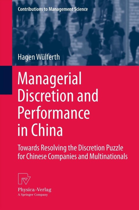 Cover image for book Managerial Discretion and Performance in China
