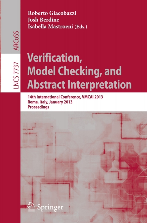 Cover image for book Verification, Model Checking, and Abstract Interpretation