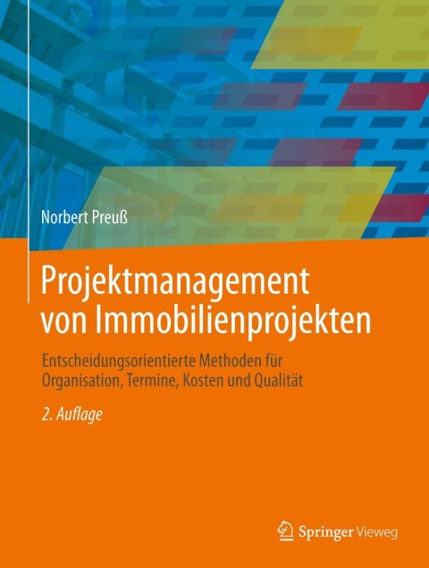 Cover image for book Projektmanagement von Immobilienprojekten