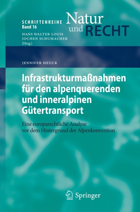 Cover image for book Infrastrukturmaßnahmen für den alpenquerenden und inneralpinen Gütertransport