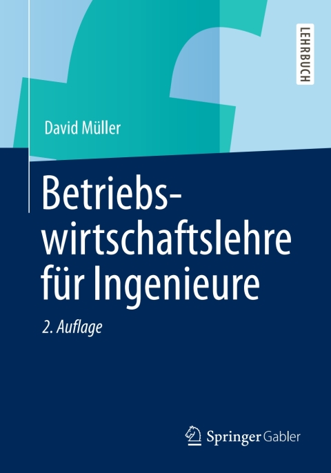 Cover image for book Betriebswirtschaftslehre für Ingenieure