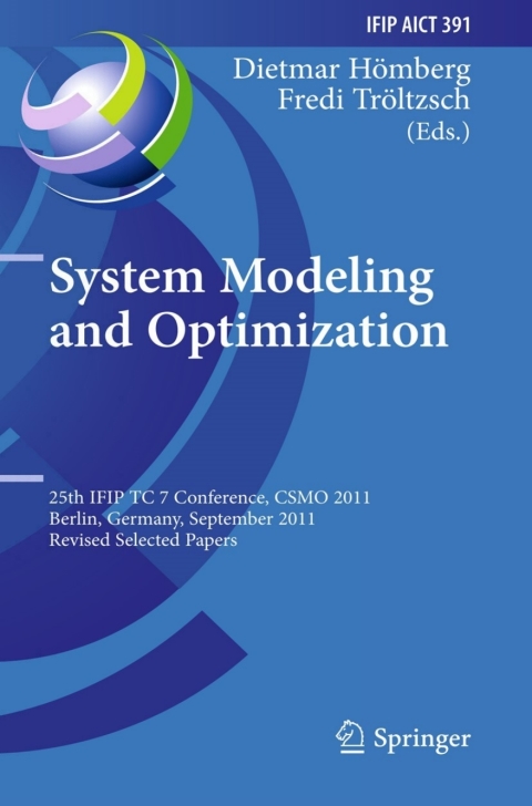 Cover image for book System Modeling and Optimization