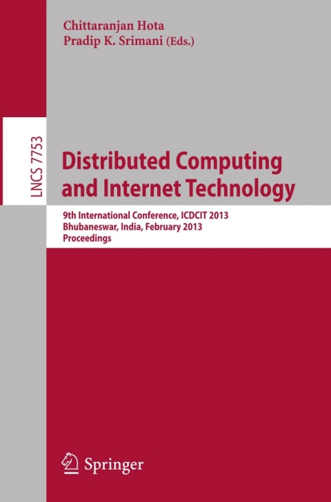 Cover image for book Distributed Computing and Internet Technology