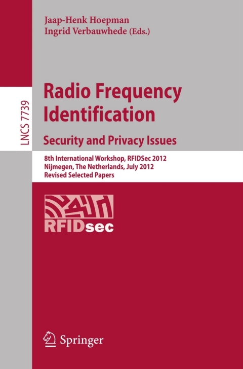 Cover image for book Radio Frequency Identification: Security and Privacy Issues