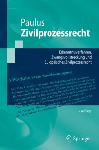 Cover image: Zivilprozessrecht 5th edition 9783642363511