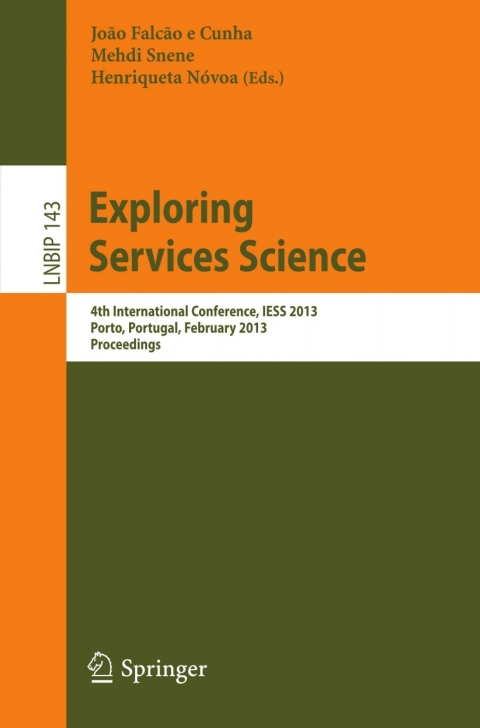 Cover image for book Exploring Services Science