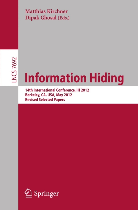 Cover image for book Information Hiding