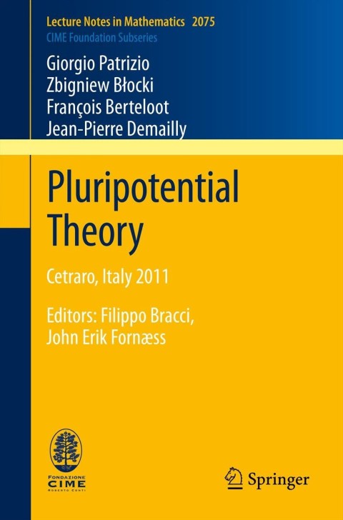 Cover image for book Pluripotential Theory