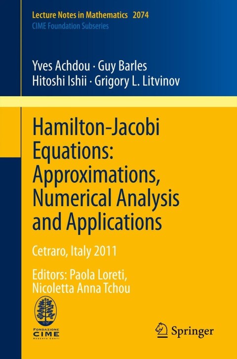 Cover image for book Hamilton-Jacobi Equations: Approximations, Numerical Analysis and Applications