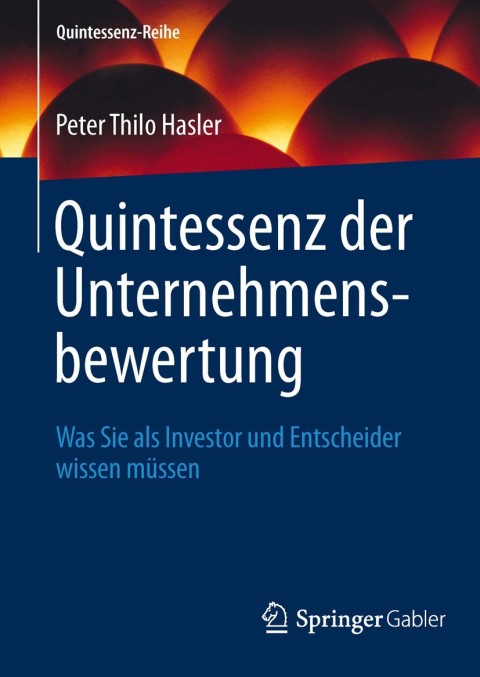 Cover image for book Quintessenz der Unternehmensbewertung