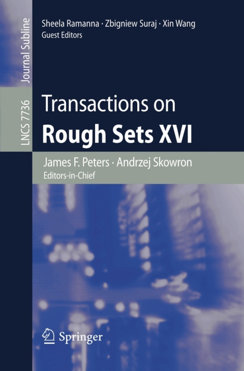 Cover image for book Transactions on Rough Sets XVI