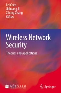 صورة الغلاف: Wireless Network Security 9783642365102