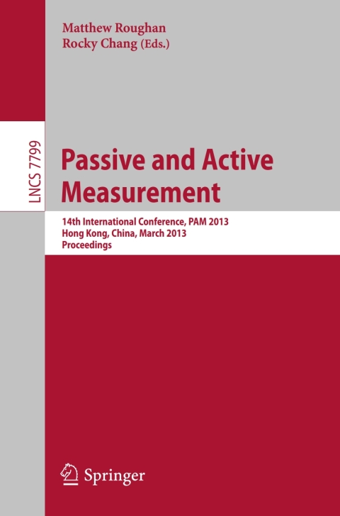 Cover image for book Passive and Active Measurement