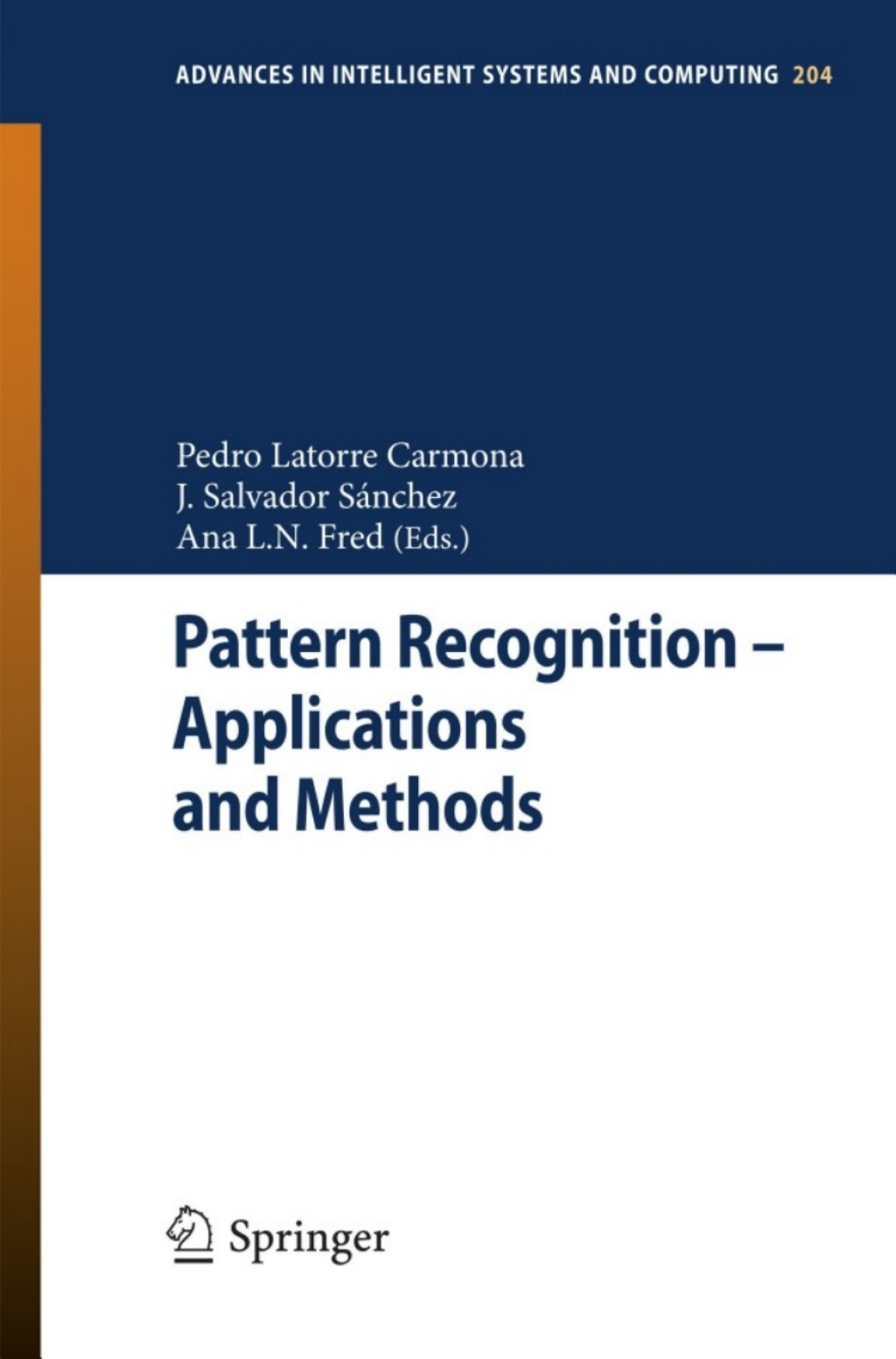 Pattern Recognition - Applications and Methods (eBook)
