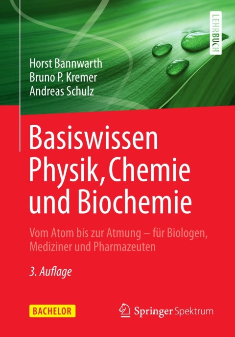 Cover image for book Basiswissen Physik, Chemie und Biochemie