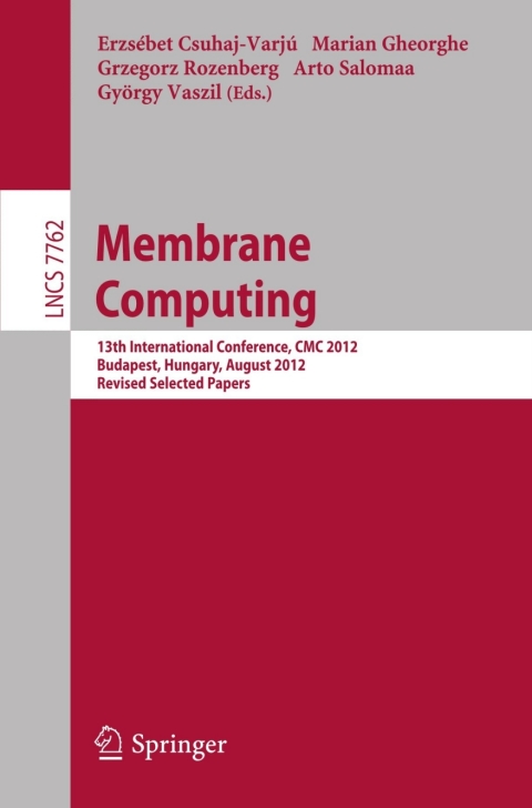Cover image for book Membrane Computing