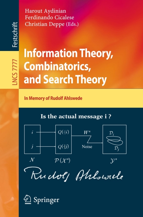 Cover image for book Information Theory, Combinatorics, and Search Theory