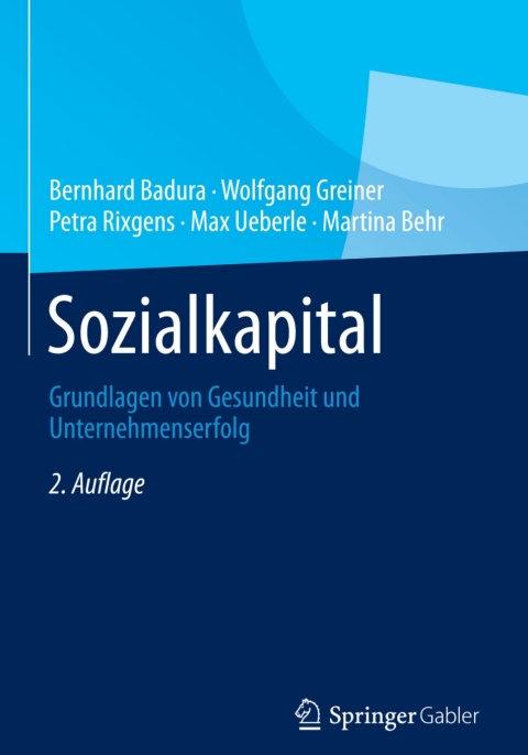 Cover image for book Sozialkapital