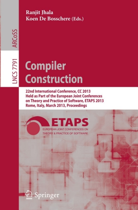 Cover image for book Compiler Construction