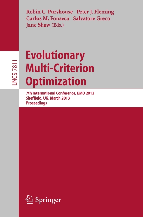 Cover image for book Evolutionary Multi-Criterion Optimization