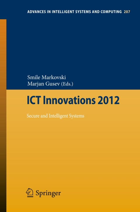 Cover image for book ICT Innovations 2012
