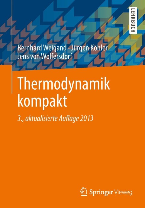 Cover image for book Thermodynamik kompakt
