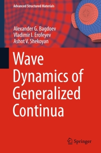 Cover image: Wave Dynamics of Generalized Continua 9783642372667