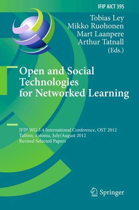 Cover image for book Open and Social Technologies for Networked Learning