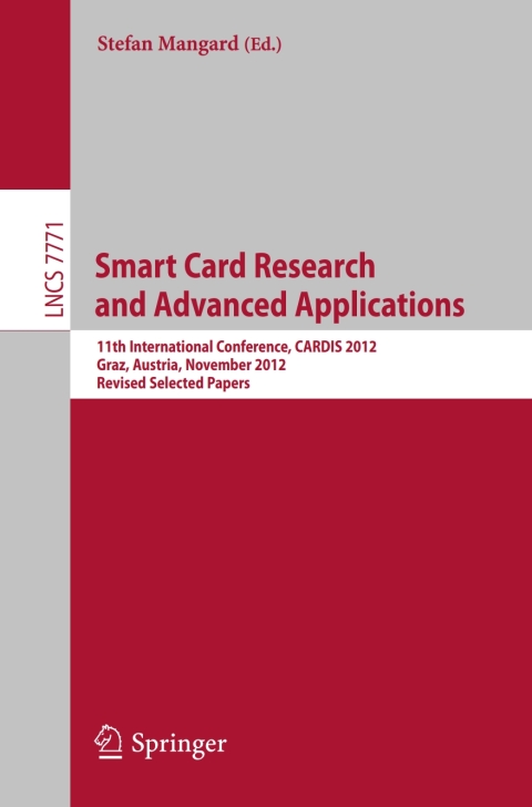 Cover image for book Smart Card Research and Advanced Applications