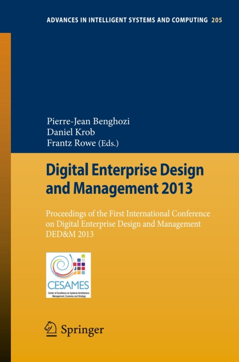 Cover image for book Digital Enterprise Design and Management 2013