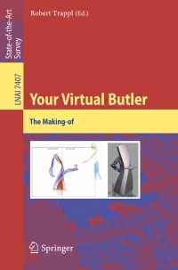 Cover image: Your Virtual Butler 9783642373459