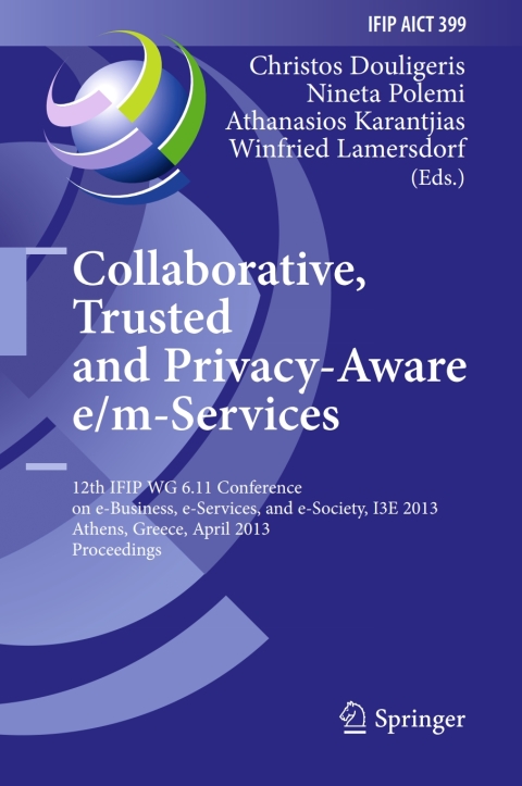 Cover image for book Collaborative, Trusted and Privacy-Aware e/m-Services