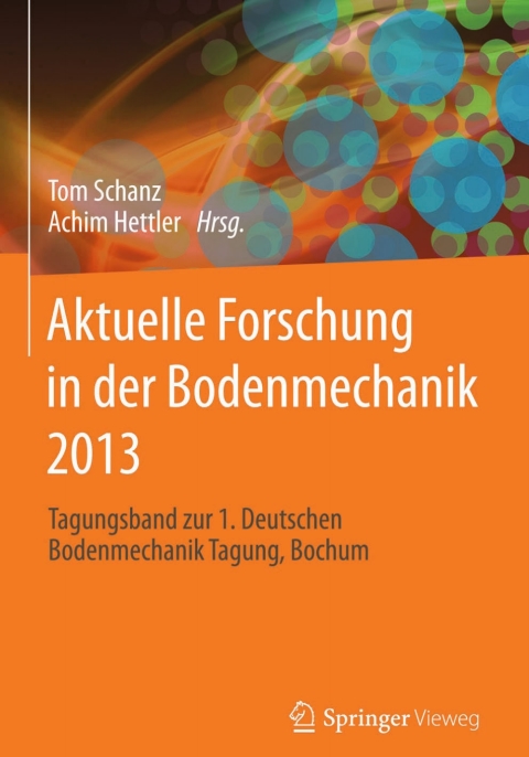 Cover image for book Aktuelle Forschung in der Bodenmechanik 2013