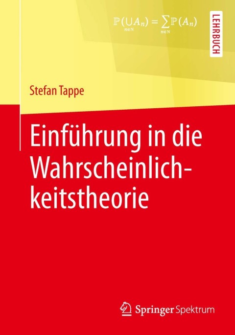 Cover image for book Einführung in die Wahrscheinlichkeitstheorie