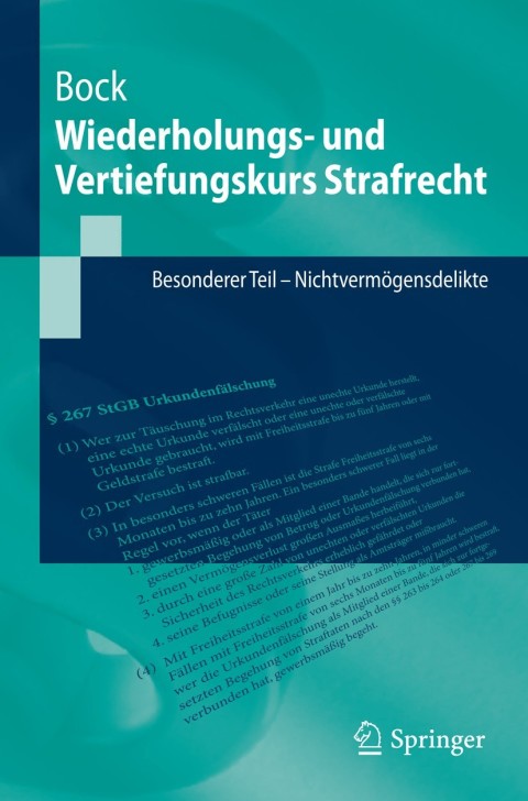 Cover image for book Wiederholungs- und Vertiefungskurs Strafrecht