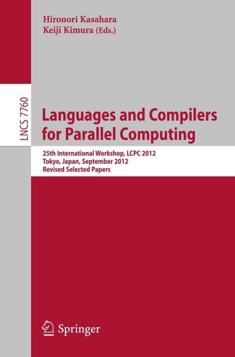 Cover image for book Languages and Compilers for Parallel Computing
