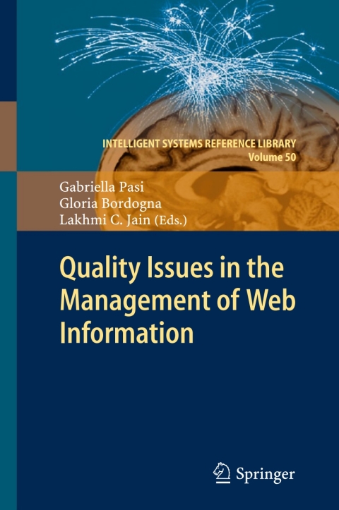 Cover image for book Quality Issues in the Management of Web Information