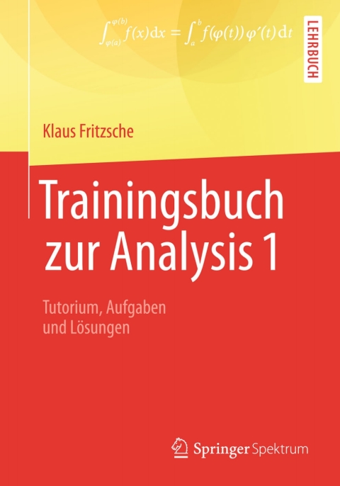 Cover image for book Trainingsbuch zur Analysis 1
