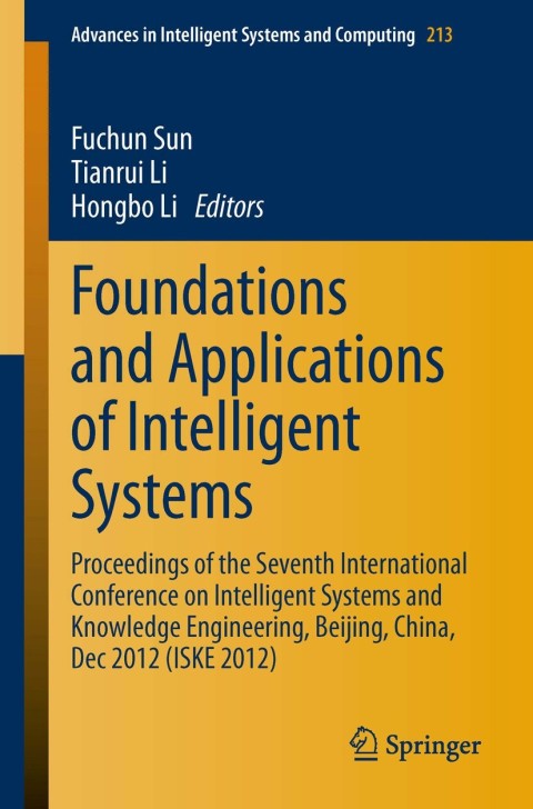 Cover image for book Foundations and Applications of Intelligent Systems