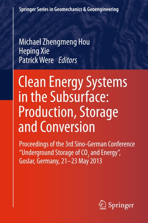 Cover image for book Clean Energy Systems in the Subsurface: Production, Storage and Conversion