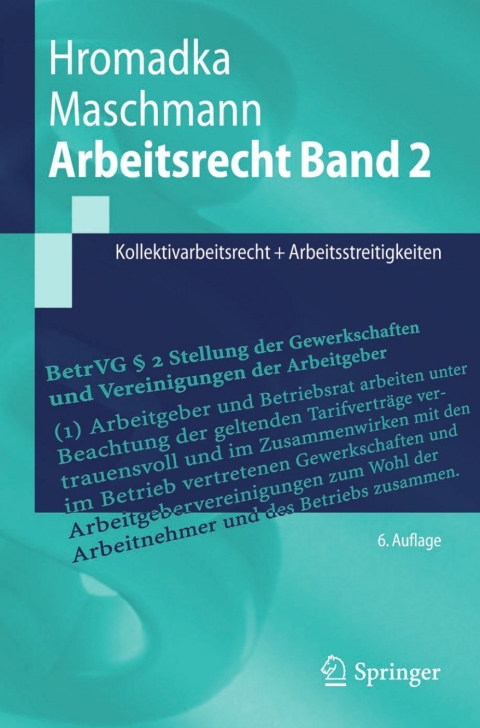 Cover image for book Arbeitsrecht Band 2