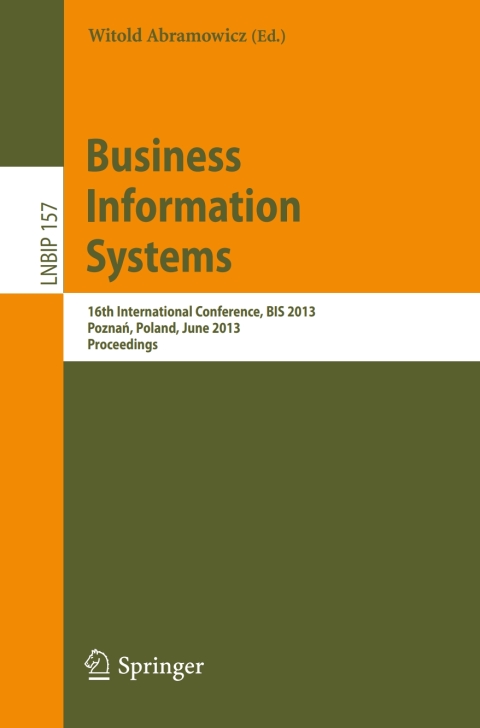 Cover image for book Business Information Systems