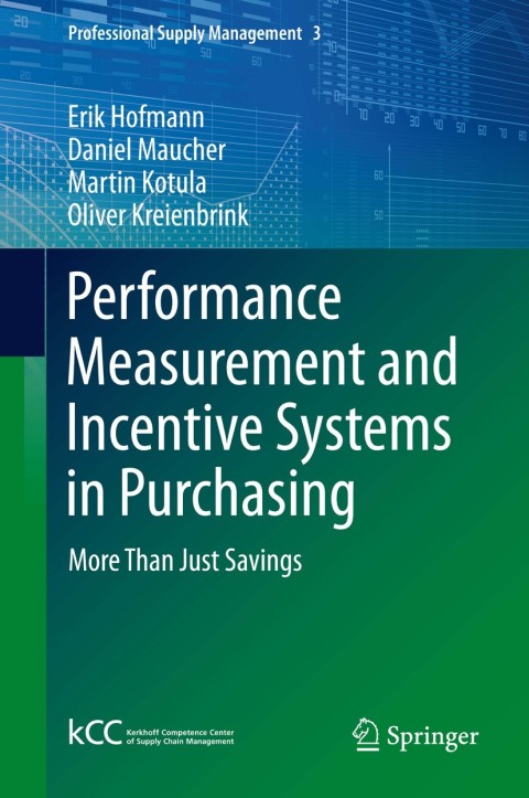 Cover image for book Performance Measurement and Incentive Systems in Purchasing