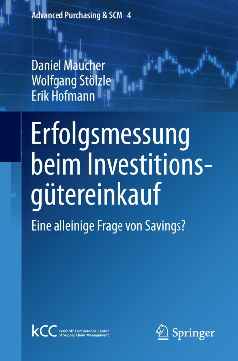 Cover image for book Erfolgsmessung beim Investitionsgütereinkauf