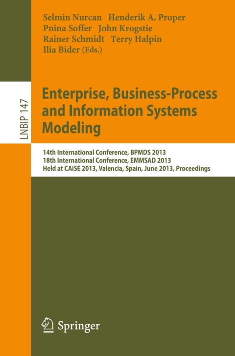 Cover image for book Enterprise, Business-Process and Information Systems Modeling