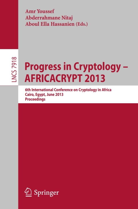 Cover image for book Progress in Cryptology -- AFRICACRYPT 2013