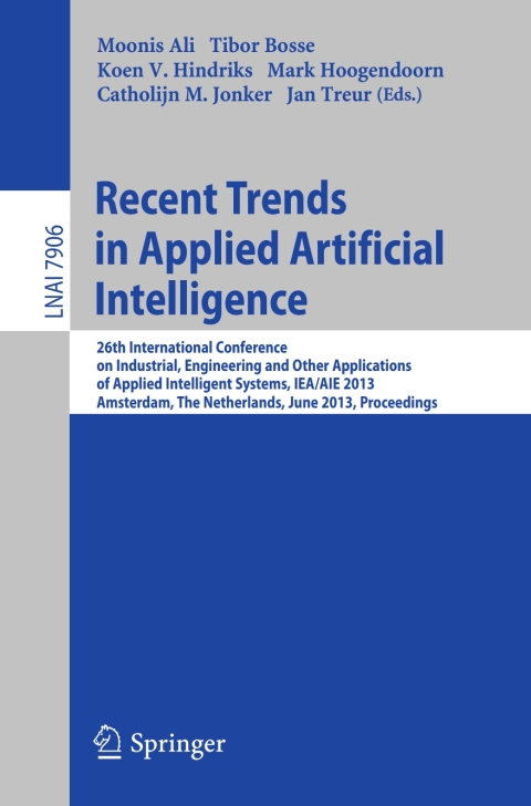 Cover image for book Recent Trends in Applied Artificial Intelligence