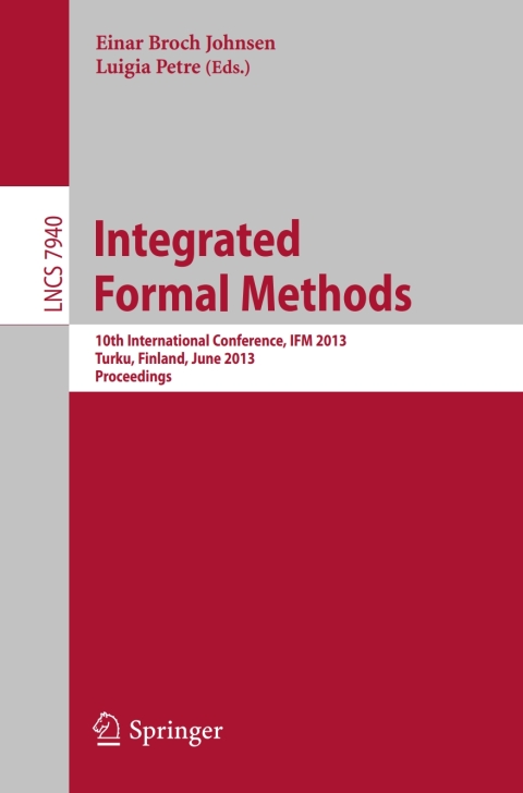 Cover image for book Integrated Formal Methods