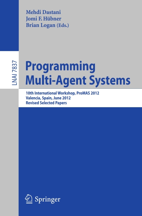 Cover image for book Programming Multi-Agent Systems