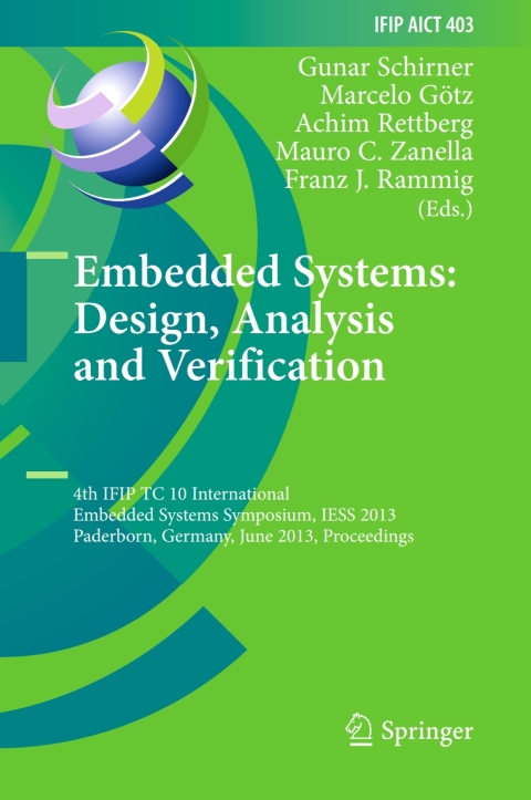Cover image for book Embedded Systems: Design, Analysis and Verification